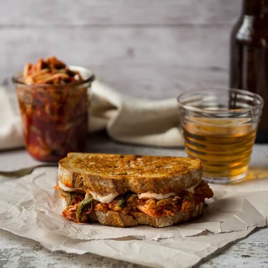 Kimchi Grilled Cheese - Recipe photo by 84thand3rd