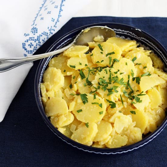 Austrian Potato Salad - Recipe photo by lilVienna.com
