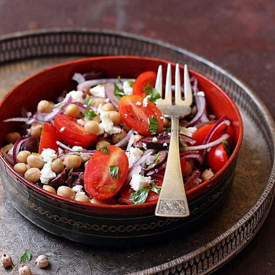 Chickpea Salad - Recipe photo by chilliczosnekioliwa