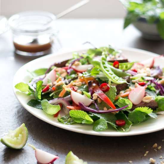 Tamarind Beef Salad - Recipe photo by theluminouskitchen