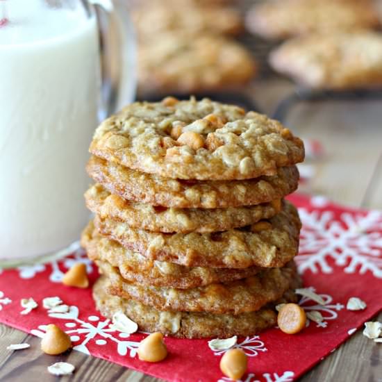 Oatmeal Butterscotch Cookies - Recipe photo by thebelleofthekitchen