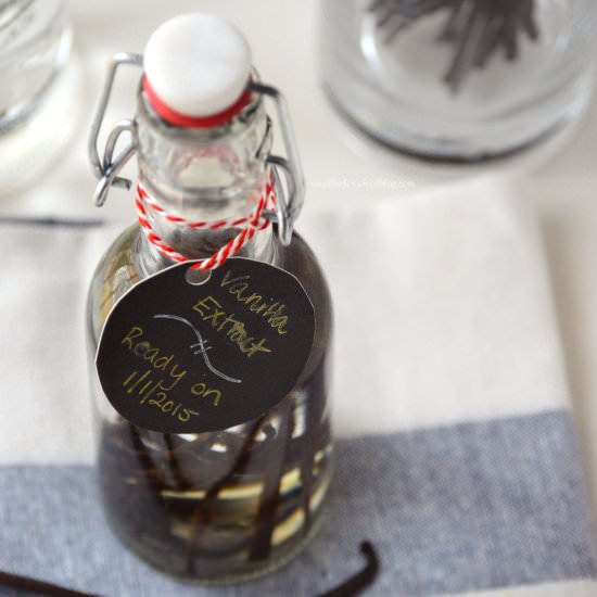 Homemade Vanilla Extract - Recipe photo by What The Fork Food Blog