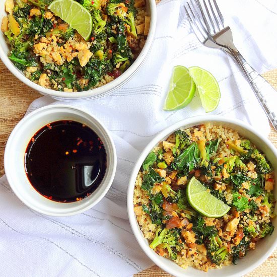 Sesame Kale Glow Bowl - Recipe photo by TheGlowingFridge