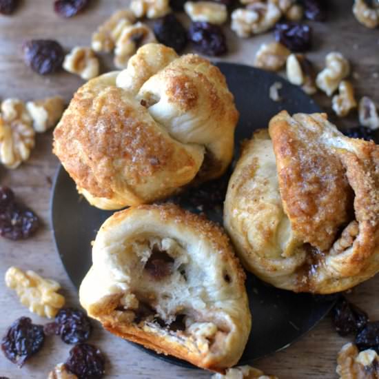 Cranberry Walnut Knots - Recipe photo by lemontreedwelling