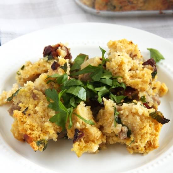 Sausage Cornbread Stuffing - Recipe photo by 24carrotlife