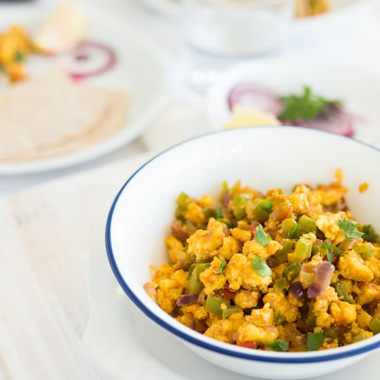 Paneer Bhurji - Recipe photo by Sandhya Hariharan