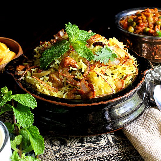 Methi Mushroom Pulao - Recipe photo by menakarun