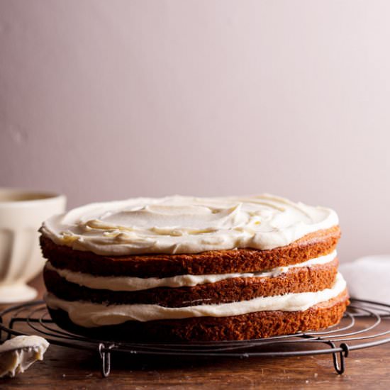 Pumpkin carrot cake - Recipe photo by Simply Delicious