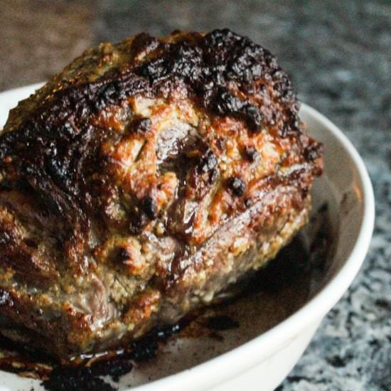 Wholegrain Dijon Mustard Roast Beef - Recipe photo by Lisa G Cooks