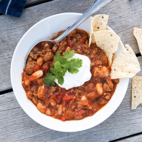 Pumpkin Turkey Chili - Recipe photo by GlamorousBite
