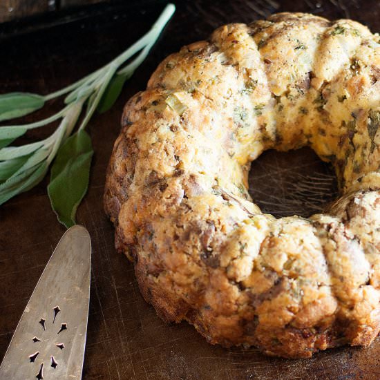 Stuffing In A Bundt Pan - Recipe photo by kimshealthyeats