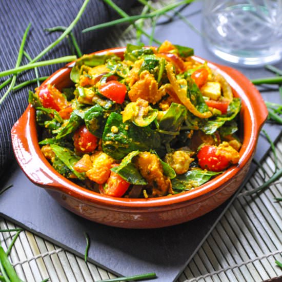 Sweet Potato Thanksgiving Salad - Recipe photo by dishtales
