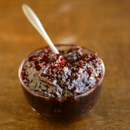 Molded Cranberry Sauce - Recipe photo by breadandwithit