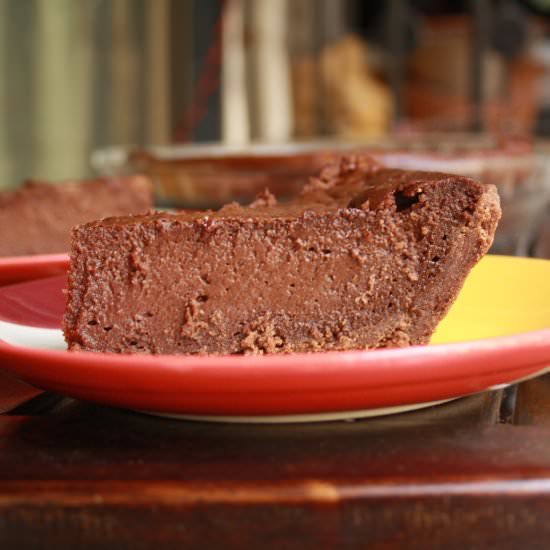 Chocolate Mousse Pie - Recipe photo by The Desserted Girl