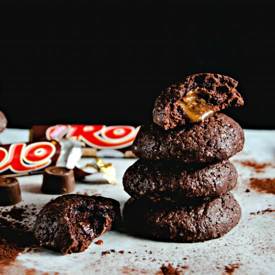 Rolo Chocolate Cookies - Recipe photo by PastryWorkshop