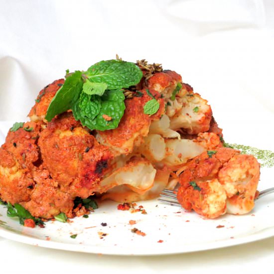 Cauliflower Tikka - Recipe photo by dharmakarmaarts