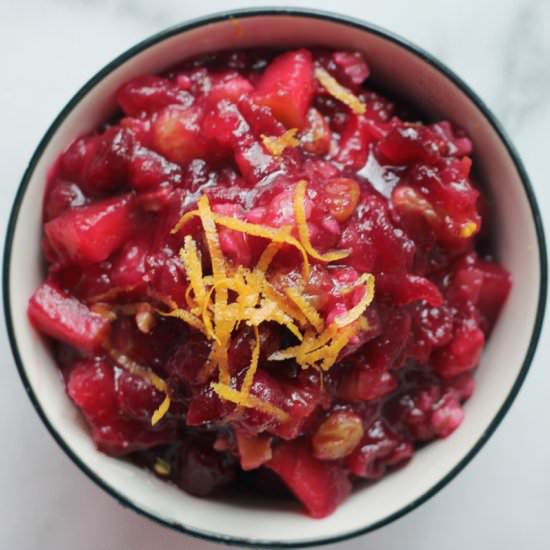 Cranberry & Clementine Conserve - Recipe photo by femmefraiche