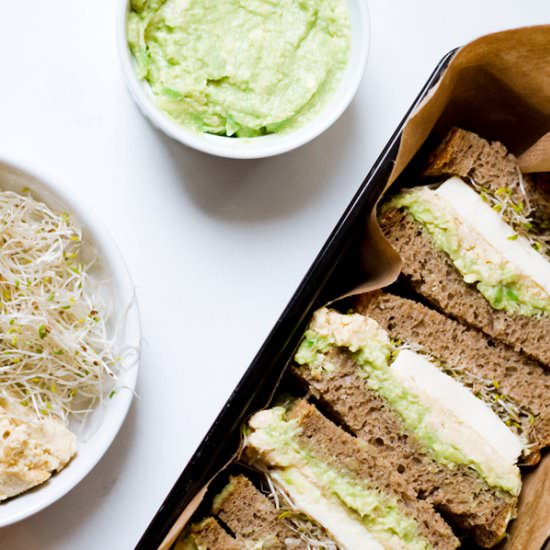 Avocado and Chickpea Sandwiches - Recipe photo by notyourstandard