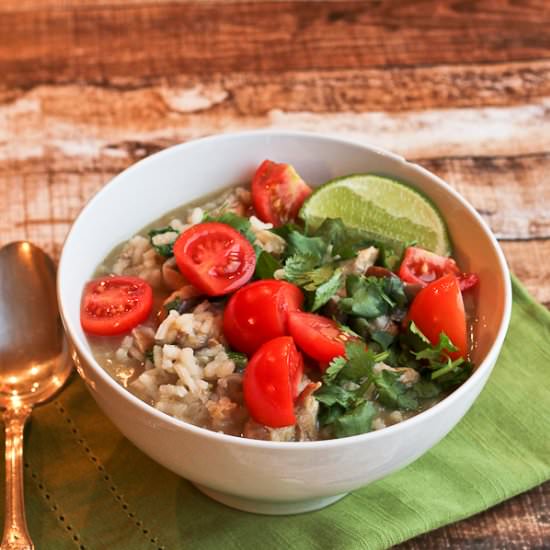 Arroz Caldo - Recipe photo by LauraofTheSpicedLife