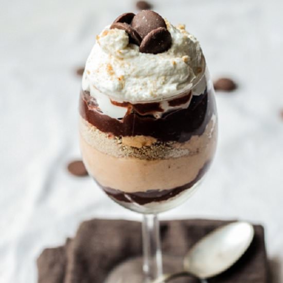 Pumpkin Banana Mousse Parfait - Recipe photo by feelgoodfoodblog
