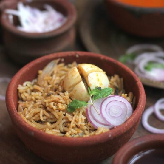 Indian Style Egg Biryani - Recipe photo by divyapramil