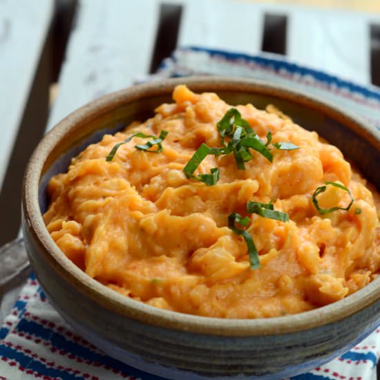 Red Curry Mashed Potatoes - Recipe photo by manjumahadevan