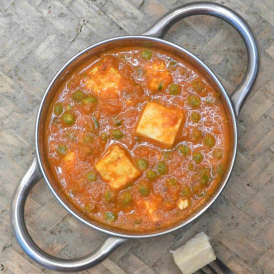 Matar Paneer - Recipe photo by hariniaravind