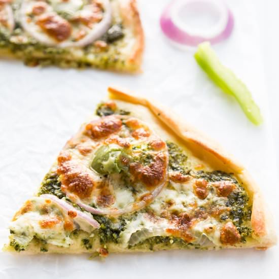 Homemade Thin Crust Pizza Dough - Recipe photo by cookwithmanali