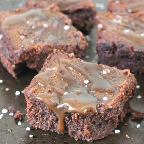 Salted Caramel Chocolate Brownies - Recipe photo by myfussyeater