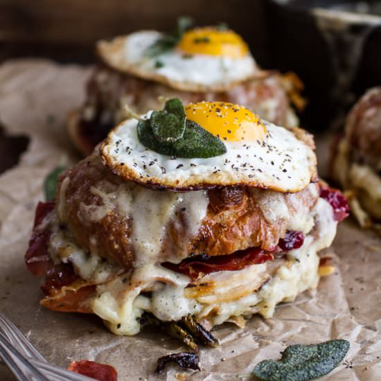 Thanksgiving Leftovers Croque Madam - Recipe photo by halfbakedharvest