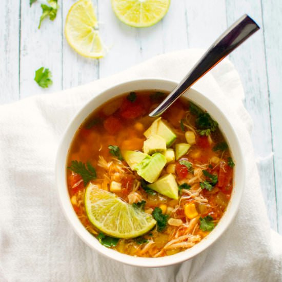 Crockpot Spicy Chicken Soup - Recipe photo by slowcookergourmet