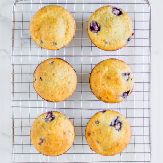 Mixed Berry Cornbread Muffins (GF) - Recipe photo by Coreen Murphy