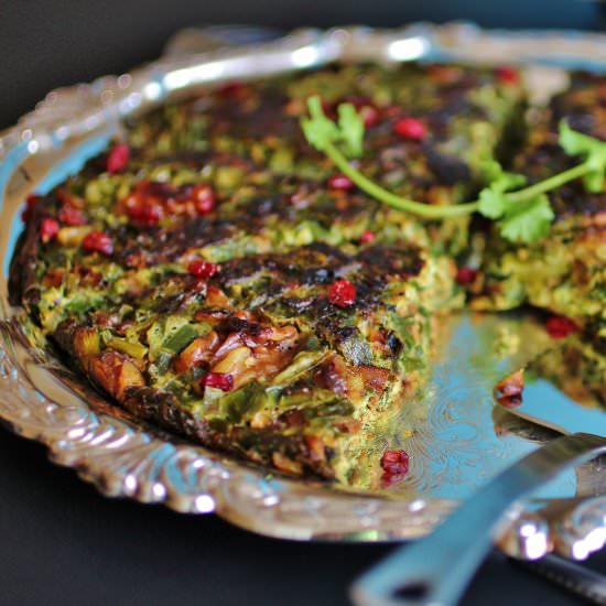 Kuku Sabzi – Persian Herb Frittata - Recipe photo by persianmama