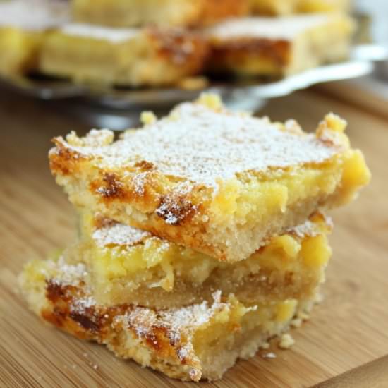 Lemon Bars - Recipe photo by Simply Playful Fare