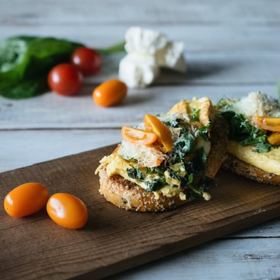 3 Cheese Spinach Omelette - Recipe photo by Food Gays