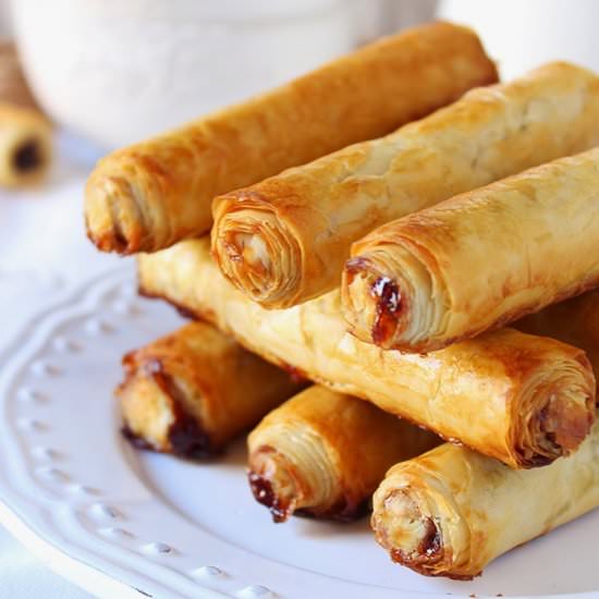 Phyllo Rose Hip Jam Cigars - Recipe photo by AngellovesCooking