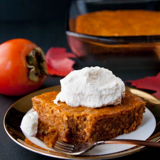 Persimmon Pudding Cake - Recipe photo by littlesweetbaker