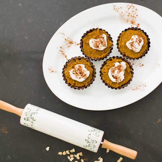 Gluten Free Mini Pumpkin Pie - Recipe photo by Inspired by This