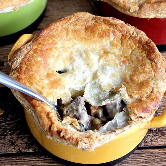 Homemade Beef Pot Pies - Recipe photo by SparklesKathy