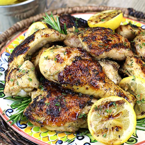 Grilled Lemon Herb Chicken - Recipe photo by EatDrinkBinge
