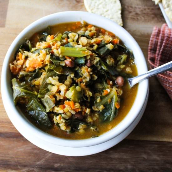 Green Bean and Grain Soup - Recipe photo by Julies Jazz