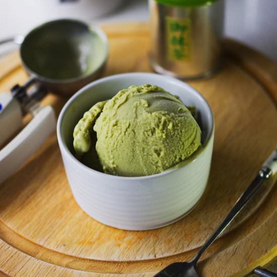 green tea ice cream - Recipe photo by manisay
