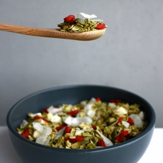 Christmas Matcha Granola - Recipe photo by newera