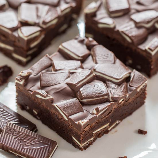 Andes Mint Brownies - Recipe photo by Averie