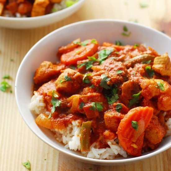 Cape Malay Chicken & Veggie Curry - Recipe photo by aducksoven