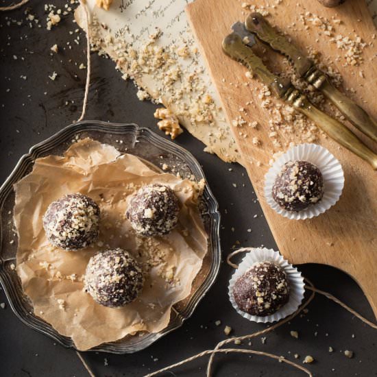 Nut truffles - Recipe photo by trawka cytrynowa