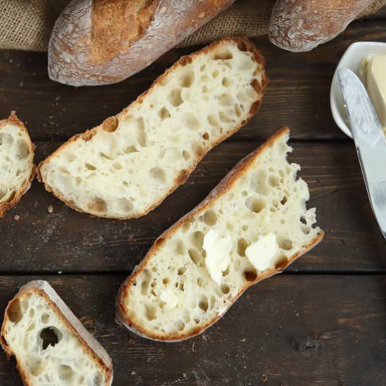 HOMEMADE BAGUETTE - Recipe photo by cravingtasty