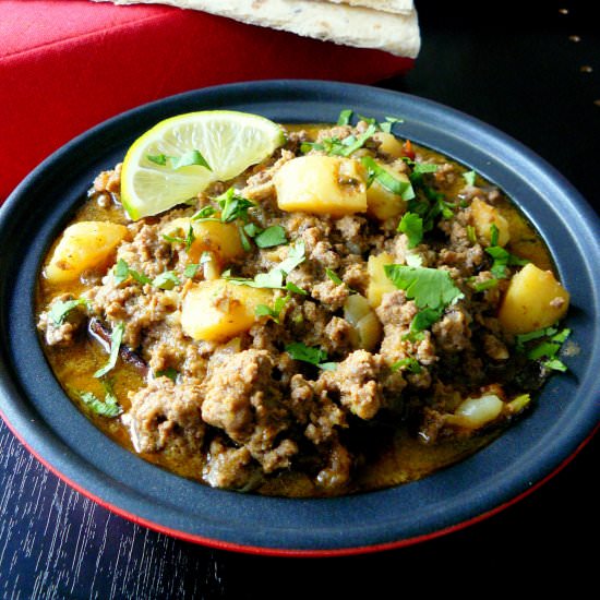 Aloo Kheema Masala - Recipe photo by skinnychef