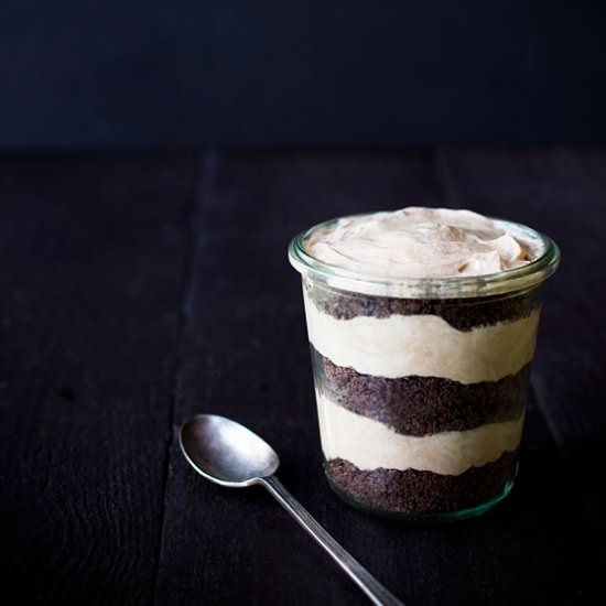 Peanut Butter Nutella Mousse - Recipe photo by Savory Simple