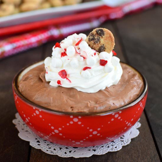 Hot Chocolate Cheesecake Dip - Recipe photo by BruCrewLife